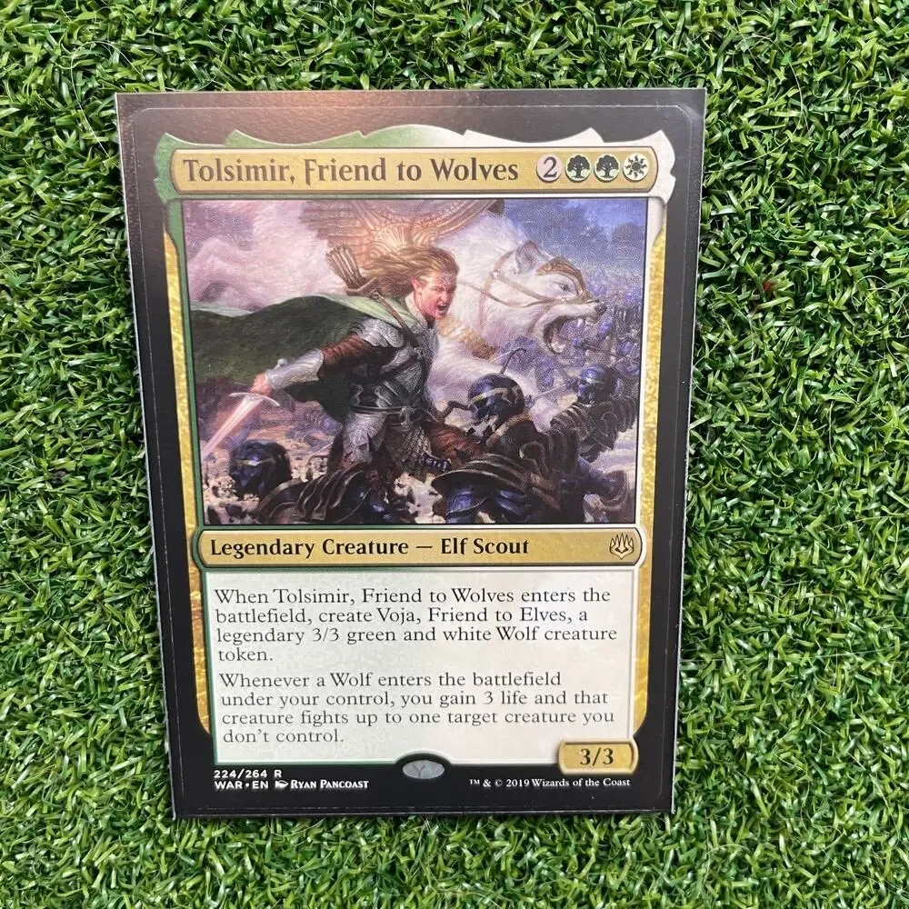MTG Tolsimir Friend to Wolves WAR Rare Legendary Creature EDH NM